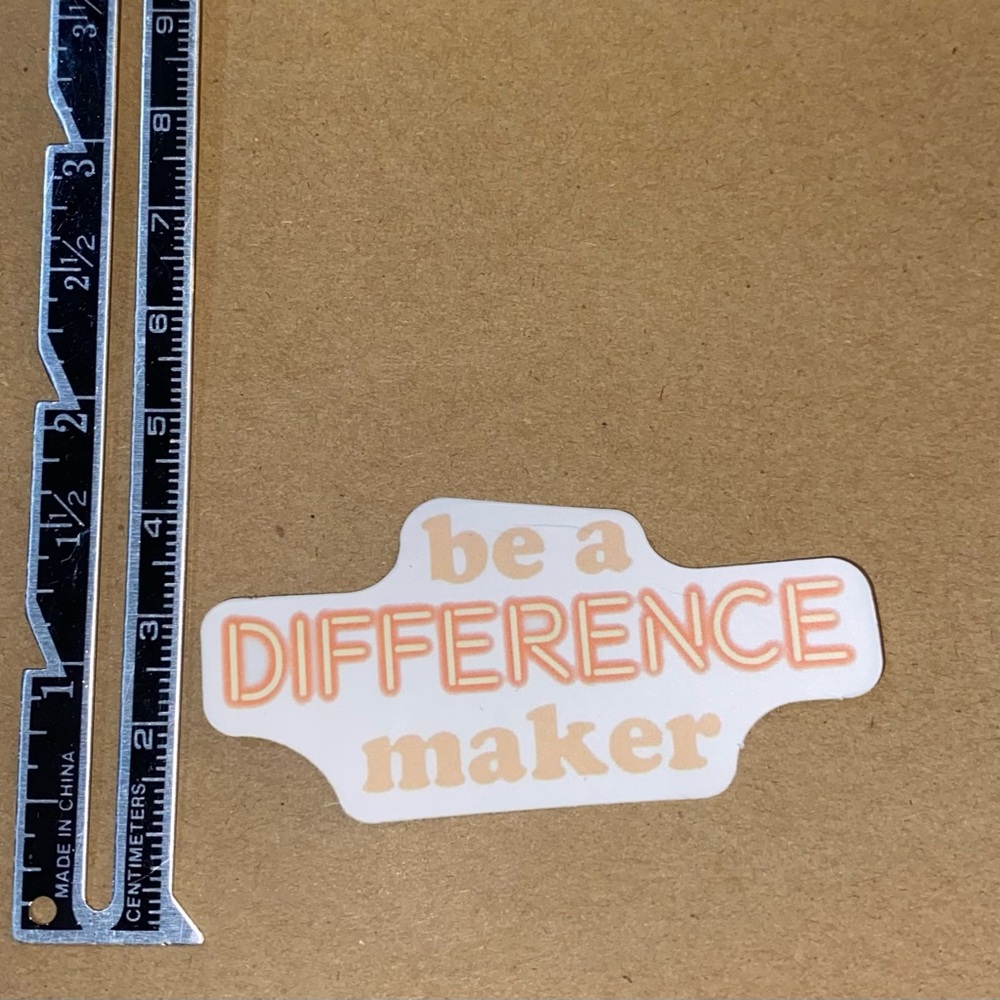 🌈20/$12🌈 Be a Difference Maker Sticker - Picture 2 of 3